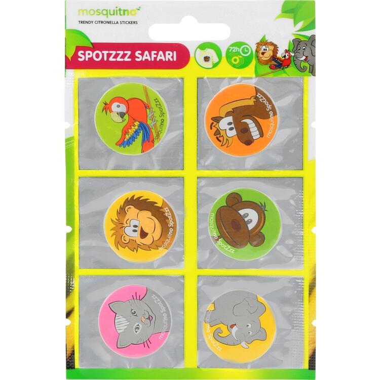 MOSQUITNO SpotZzz Safari Sticker 6 St