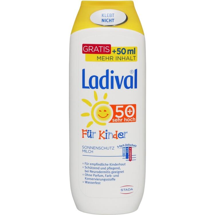 LADIVAL Kinder Sonnenmilch LSF 50+ 250 ml