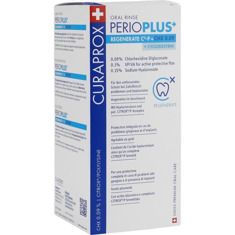 CURAPROX perio Plus+ Regenerate Mundspül.CHX 0,09% 200 ml