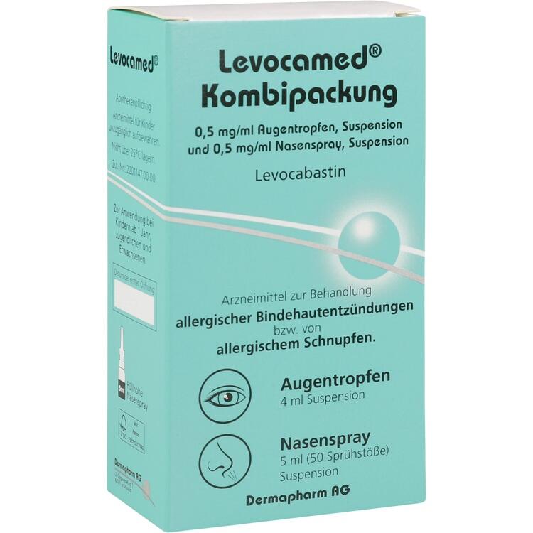 LEVOCAMED Kombi 0,5 mg/ml AT + 0,5 mg/ml Nasenspr. 1 St