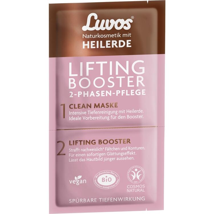 LUVOS Heilerde Lifting Booster&Clean Maske 2+7,5ml 1 P