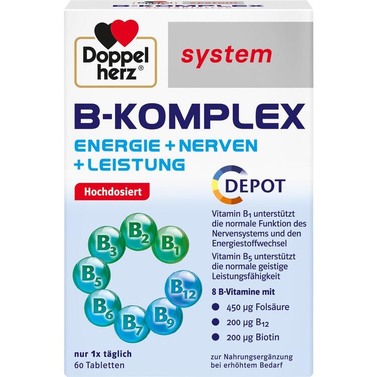 DOPPELHERZ B-Komplex system Tabletten 60 St